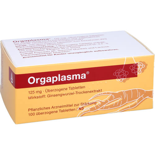 ORGAPLASMA überzogene Tabletten