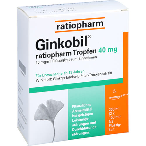 GINKOBIL-ratiopharm Tropfen 40 mg