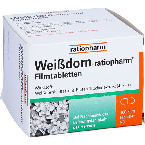 WEISSDORN-RATIOPHARM Filmtabletten