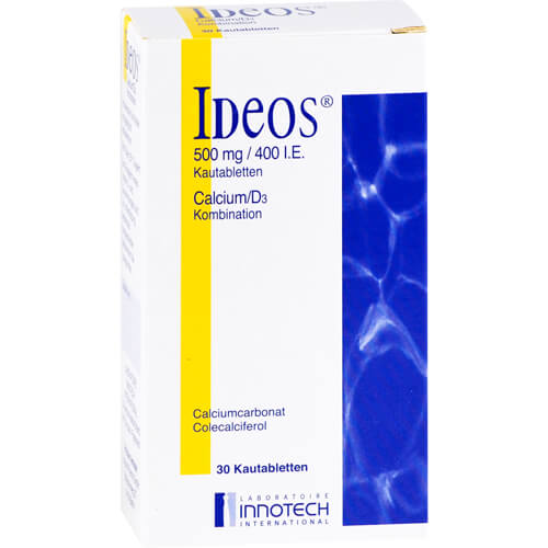 IDEOS 500 mg/400 I.E. Kautabletten