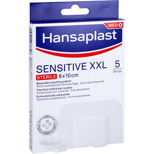 HANSAPLAST Sensitive Wundverband steril 8x10 cm