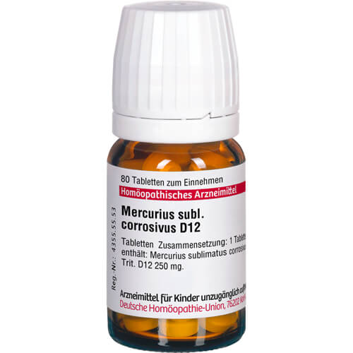 MERCURIUS SUBLIMATUS corrosivus D 12 Tabletten