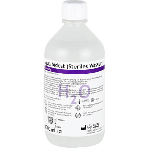 AQUA BIDEST Spüllösung